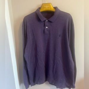 Polo by Ralph Lauren Men's Purple Long Sleeve cotton shirt XXL